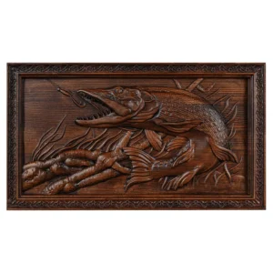Fisherman Catching Dreams Wooden Wall Decor Wall Hanging