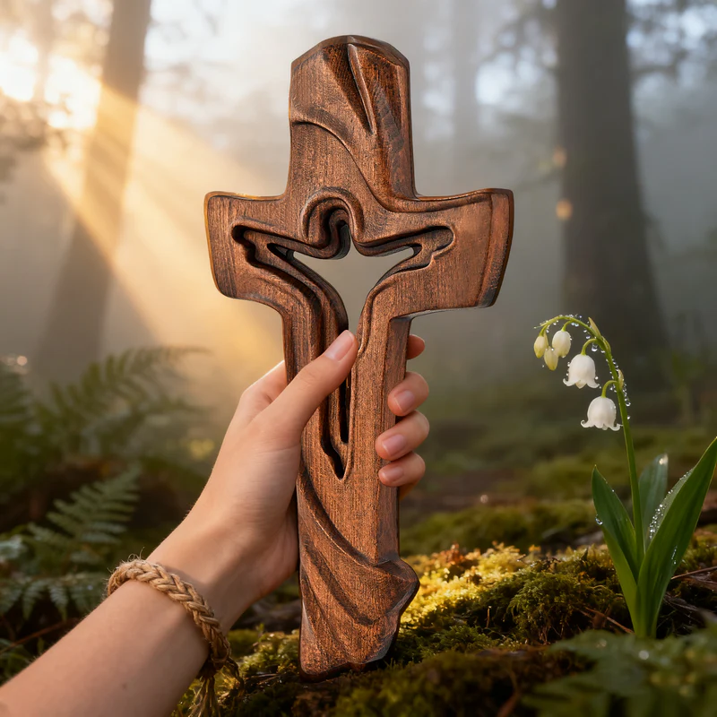 Empty Form, Full Faith: -Jesus Ascends the Cross - Image 3