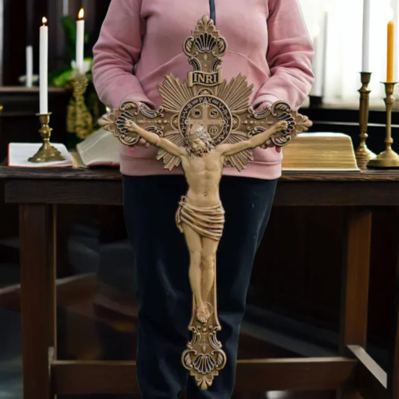 St. Benedict Crucifix: Maple Wood, Divine Protection, & the Story of Redemption