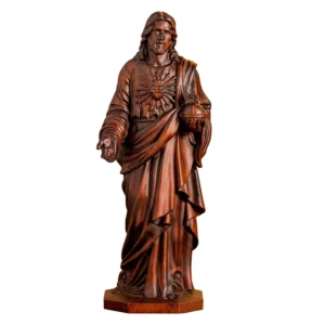 Sacred Heart of Jesus Round Tabletop Decoration