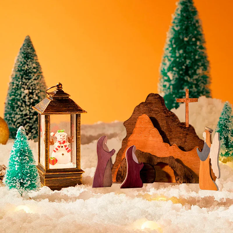 Easter Scene Wooden Decoration - Artwork in your home - Image 4