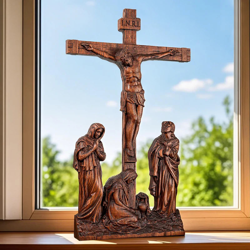 New Product Jesus crucifixion scene ornaments - Image 3
