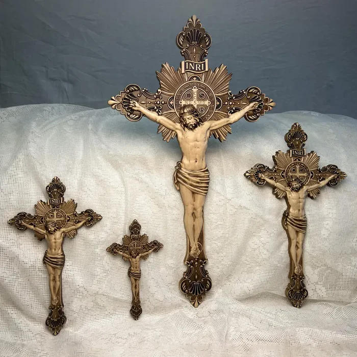 St. Benedict Crucifix: Maple Wood, Divine Protection, & the Story of Redemption - Image 3