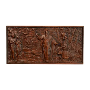 Seven day Creation God Adam Eve Wood Art Decor